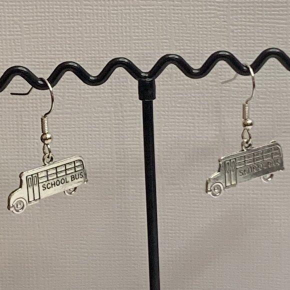 Bus Driver Earring, Bus Earring, School Earring, Teacher Earring, Gift Idea - Picture 5 of 5